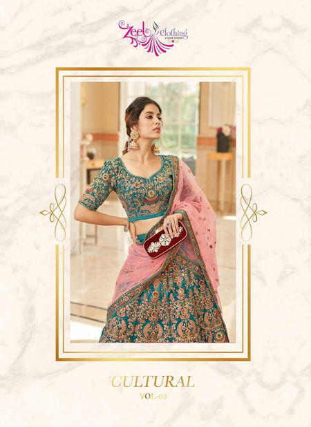 Cultural Vol 3 By Zeel Designer Velvet Lehenga Choli Wholesale Online Catalog